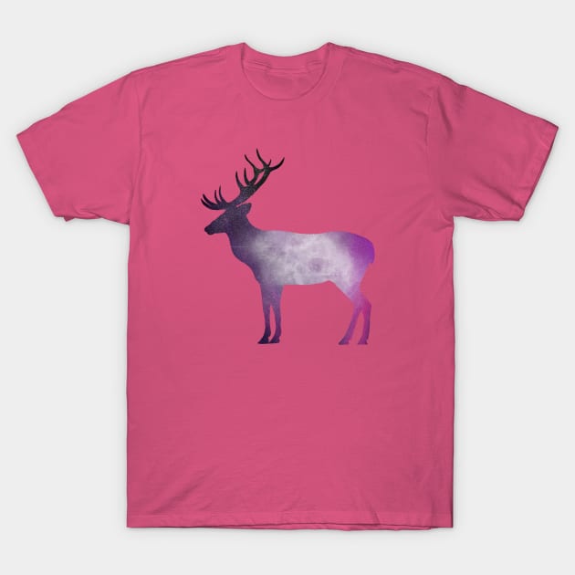 Celestial Deer T-Shirt by Milasneeze